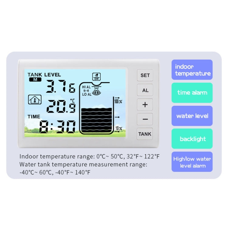 TS-FT003 Solar Charging Ultrasonic Liquid Level Meter, TS-FT003 TS-FT003 Solar Charging Ultrasonic Liquid Level Meter, TS-FT003